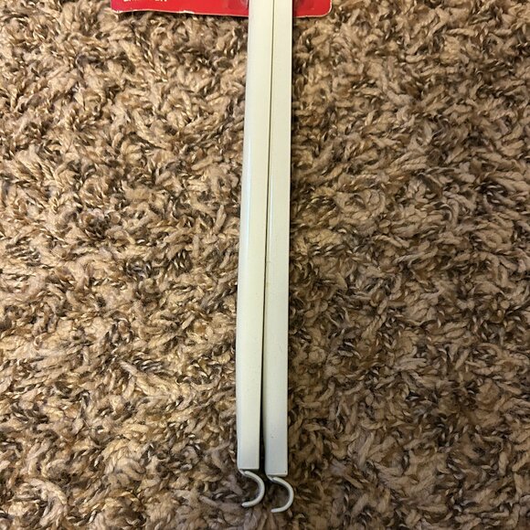 2 ClosetMaid 6606 White 12" Support Brackets Anchors Pins Closet Pantry Laundry - Picture 3 of 10